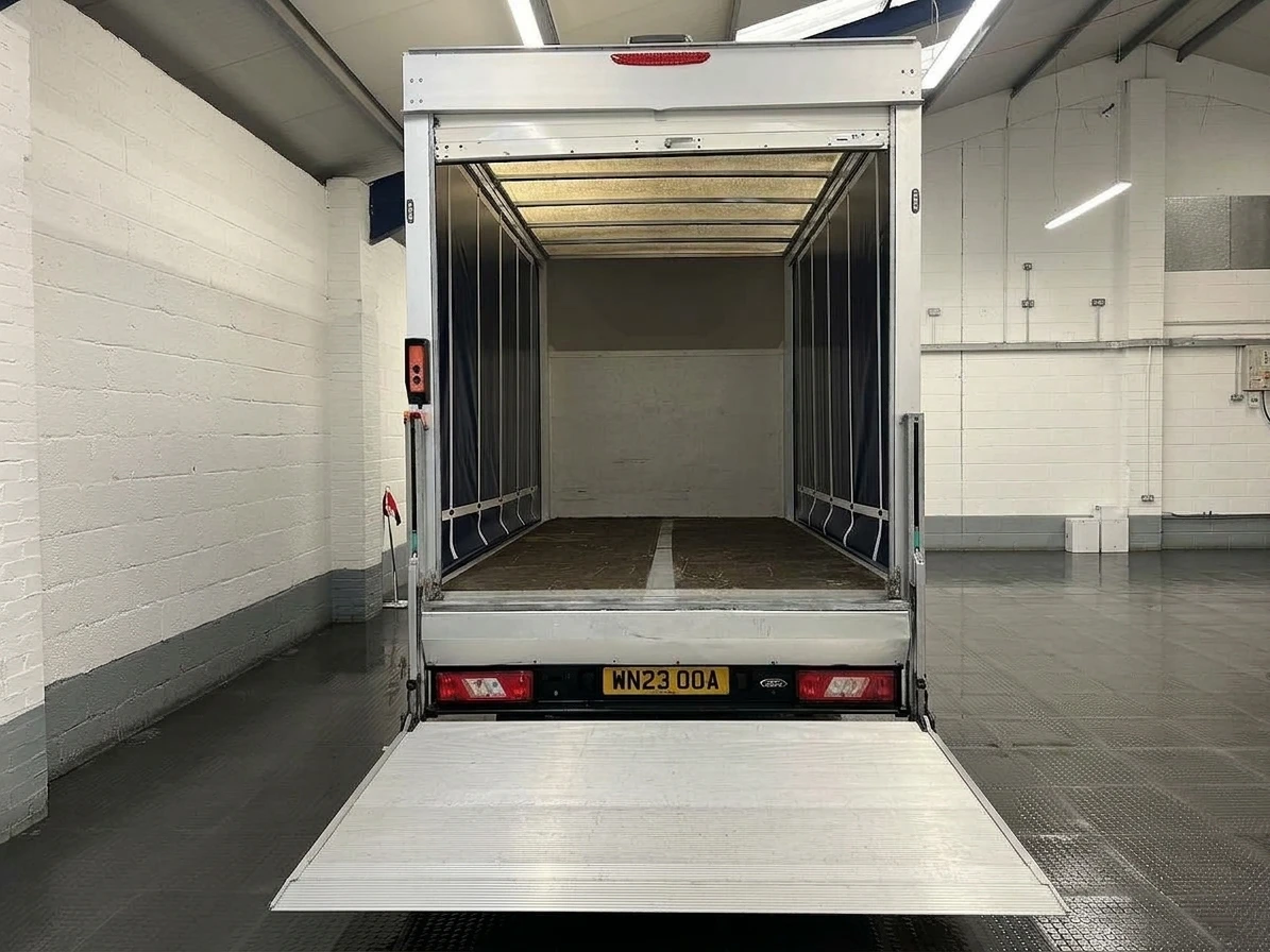 2023 Ford Transit CurtainSider Van — rear view
