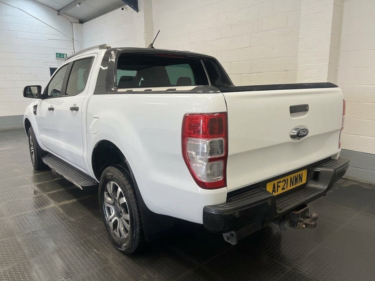 2021 Ford Ranger Double Cab PickUp Van — rear three-quarter view