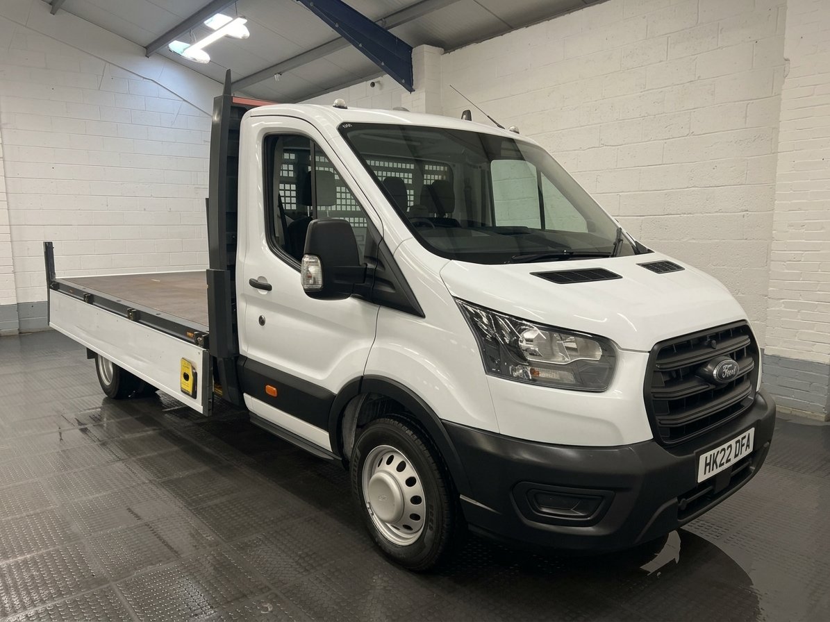 2022 Ford Transit Dropside Van — front three-quarter view