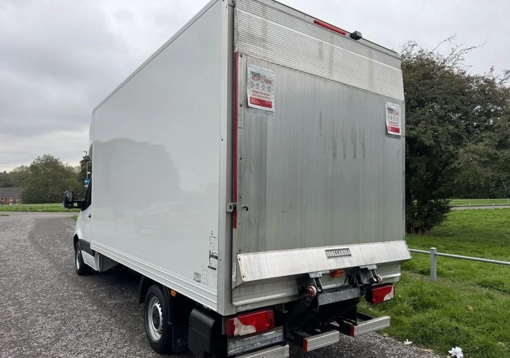 2022 Mercedes-Benz Sprinter Luton Box Van — rear three-quarter view
