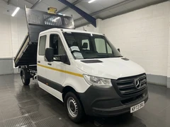 2023 Mercedes-Benz Sprinter Tipper Van — front three-quarter view