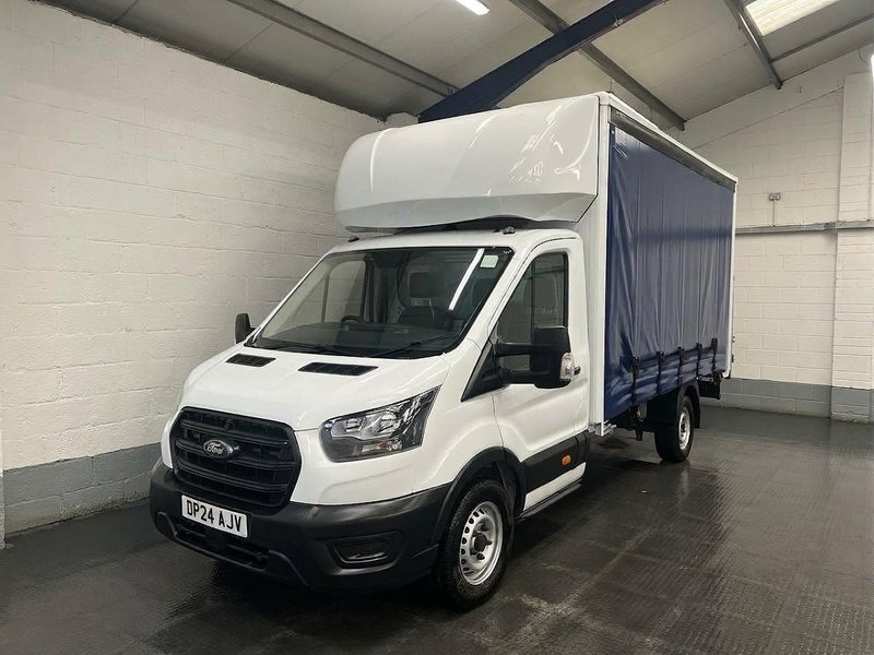 2024 Ford Transit CurtainSider Van — front three-quarter view