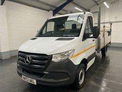 2023 Mercedes-Benz Sprinter Dropside Van — front three-quarter view