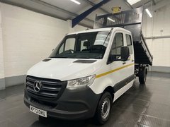 2023 Mercedes-Benz Sprinter Tipper Van — front three-quarter view