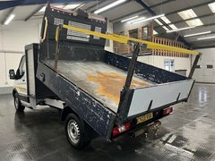 2023 Ford Transit Tipper Van — rear three-quarter view