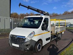 2018 Vauxhall Movano Dropside Van — front three-quarter view