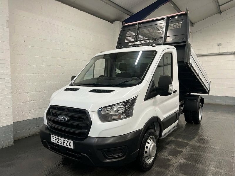 2023 Ford Transit Tipper Van — front three-quarter view