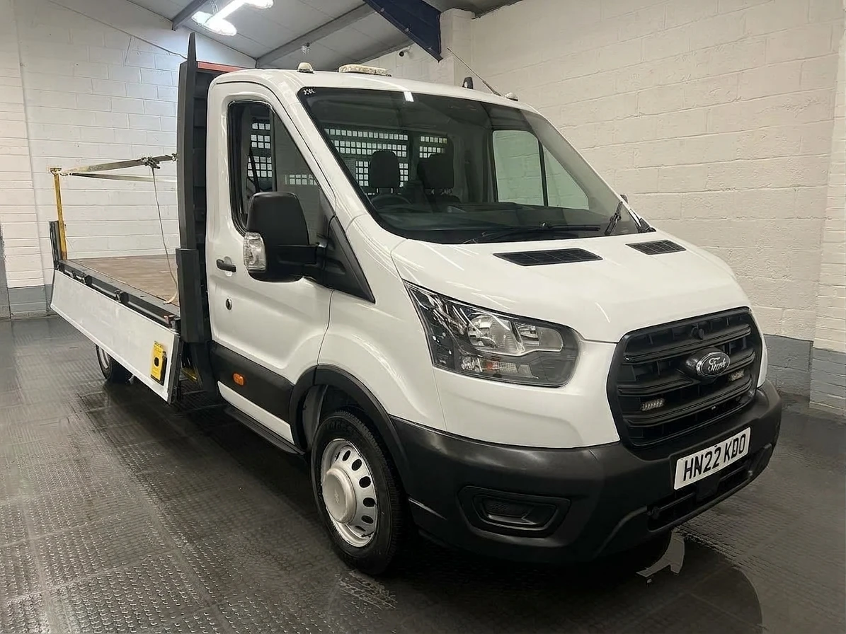 2022 Ford Transit Dropside Van — front three-quarter view