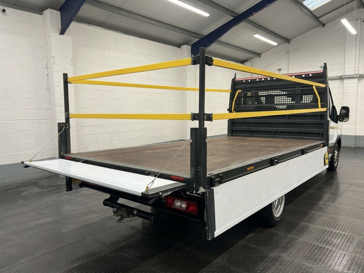 2023 Ford Transit Dropside Van — rear three-quarter view
