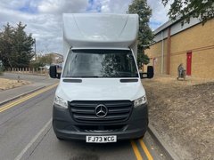 2023 Mercedes-Benz Sprinter Luton Box Van — front view