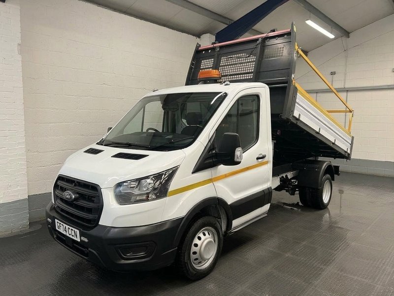 2024 Ford Transit Tipper Van — front three-quarter view