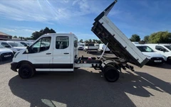 2022 Ford Transit Double Cab Tipper Van — side view