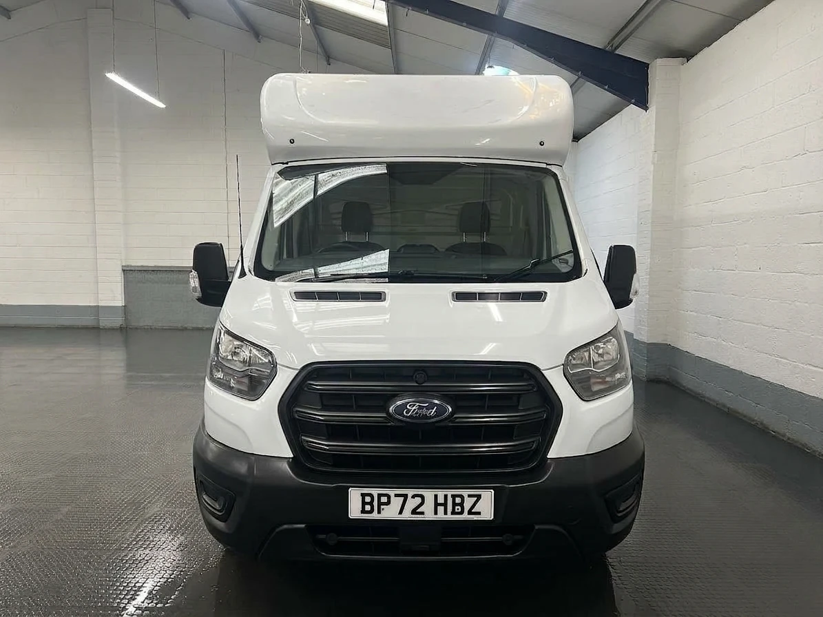 2022 Ford Transit Luton Low Loader Van — front view