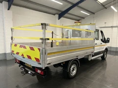 2023 Ford Transit Double Cab Dropside Van — rear three-quarter view