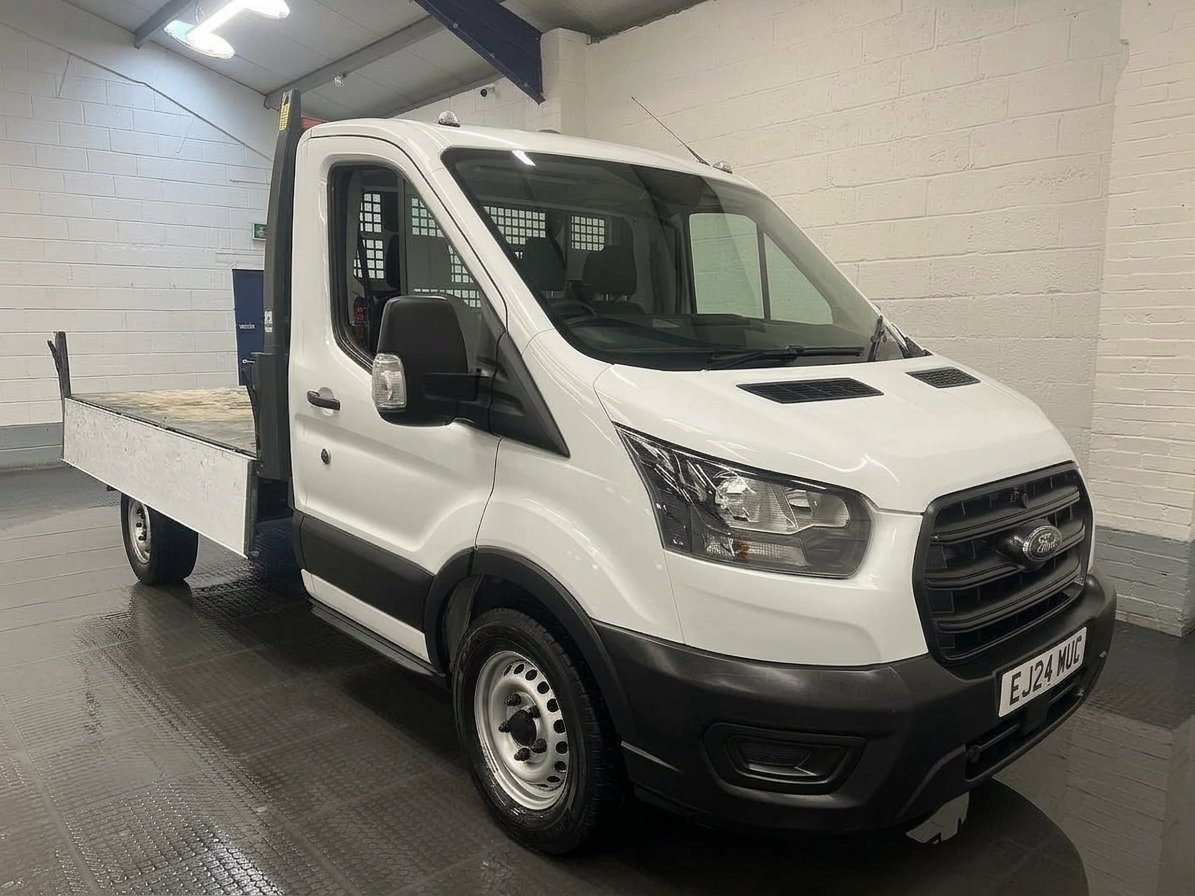 2024 Ford Transit Tipper Van — front three-quarter view