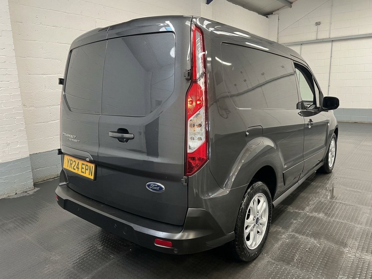 2024 Ford Transit Connect Panel Van — rear three-quarter view