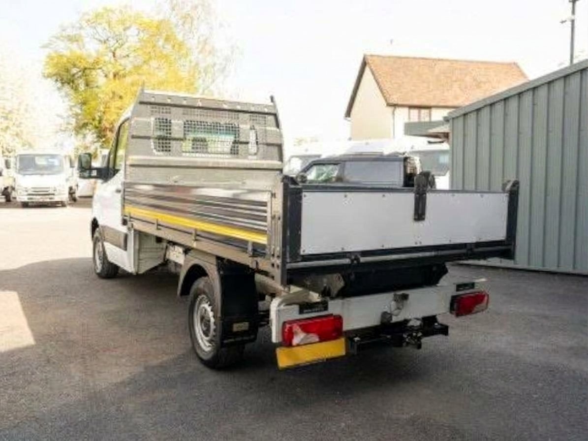 2023 Mercedes-Benz Sprinter Tipper Van — rear three-quarter view