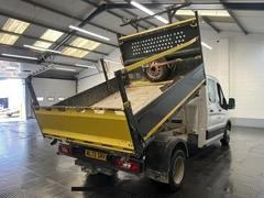 2022 Ford Transit Double Cab Tipper Van — rear three-quarter view