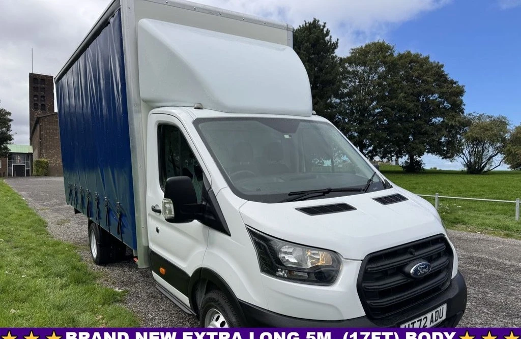 2022 Ford Transit CurtainSider Van — front three-quarter view