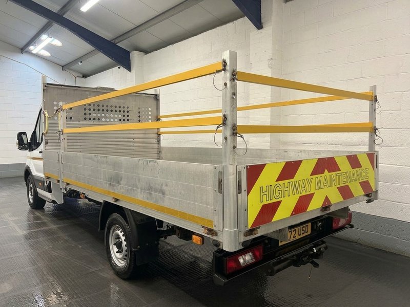 2022 Ford Transit Dropside Van — rear three-quarter view