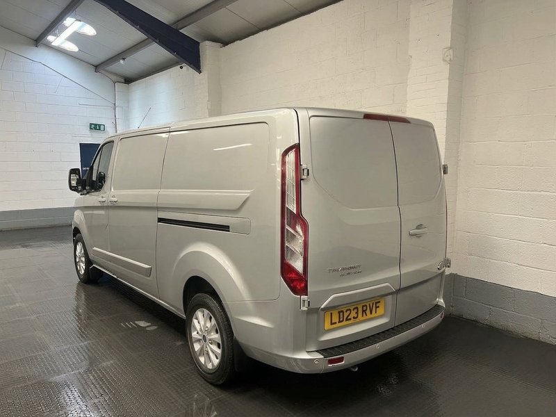 2023 Ford Transit Custom Panel Van — rear three-quarter view