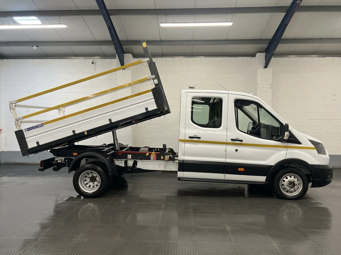 2024 Ford Transit Double Cab Tipper Van — side view