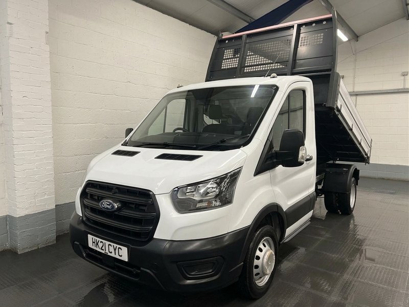 2021 Ford Transit Tipper Van — front three-quarter view