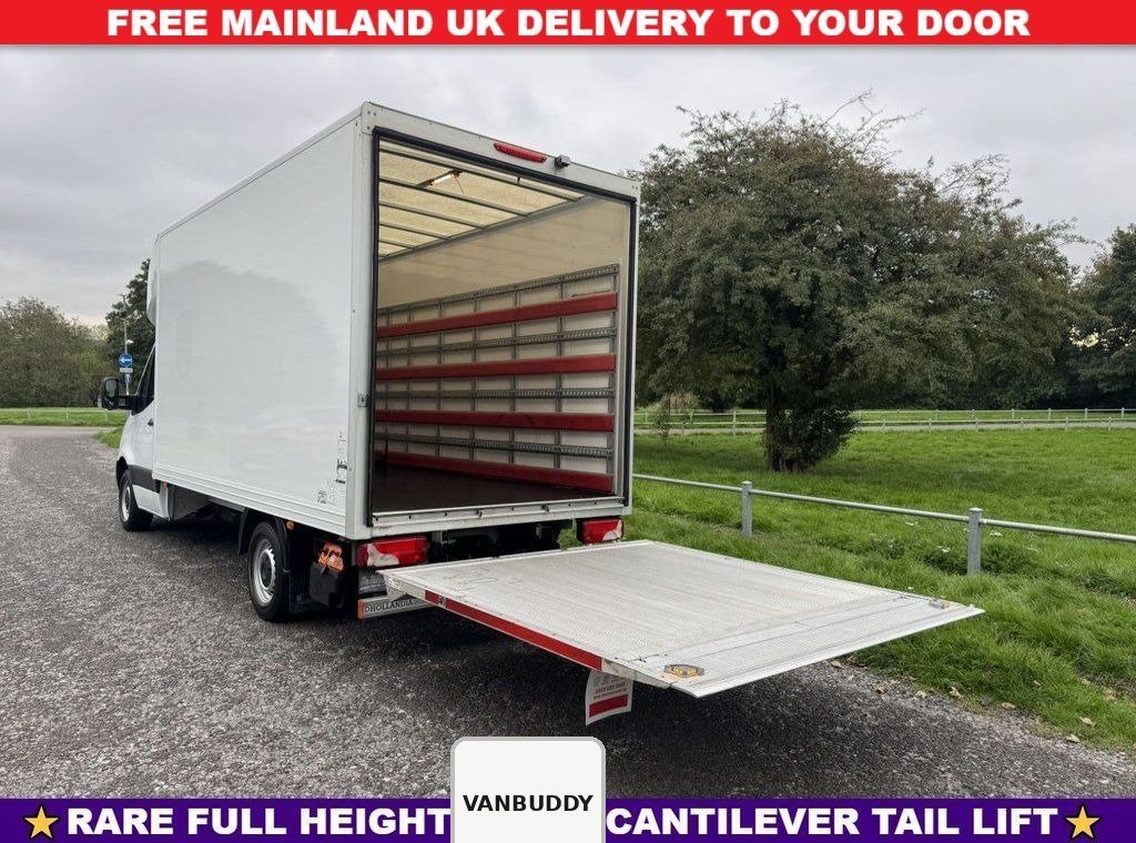 2022 Mercedes-Benz Sprinter Luton Box Van — rear three-quarter view