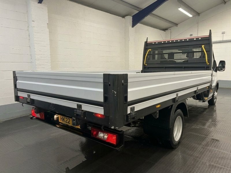 2022 Ford Transit Dropside Van — rear three-quarter view