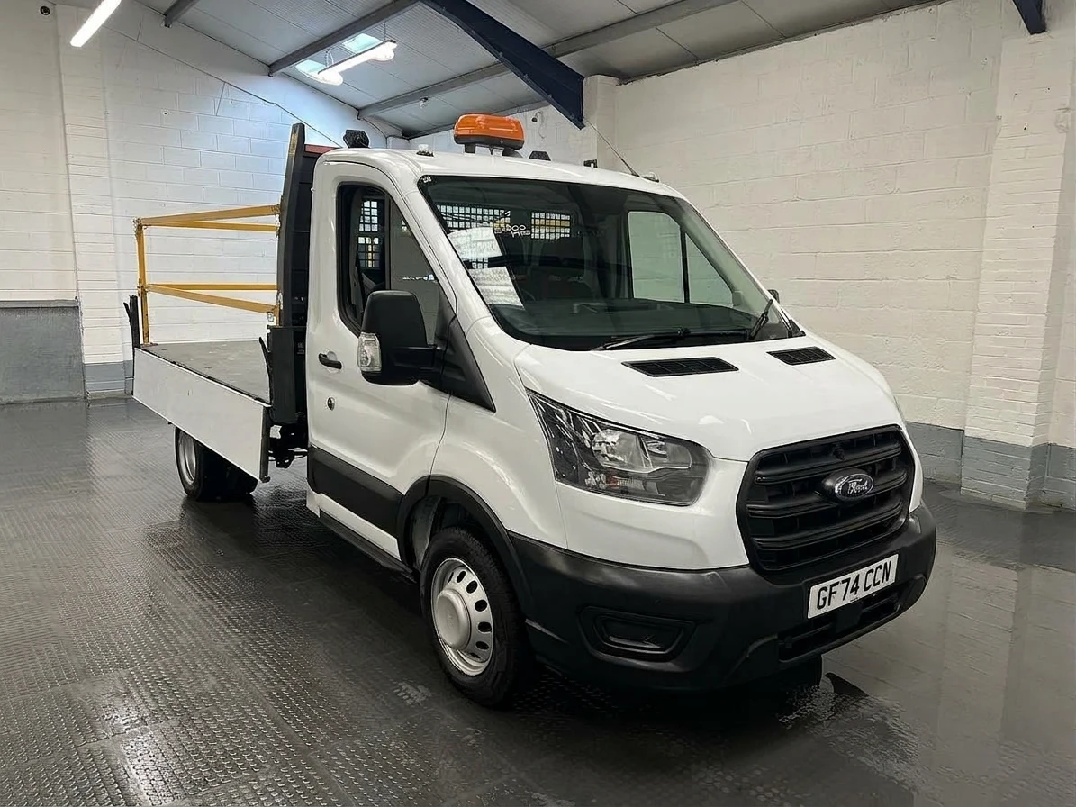 2024 Ford Transit Tipper Van — front three-quarter view