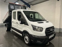 2022 Ford Transit Double Cab Tipper Van — front three-quarter view