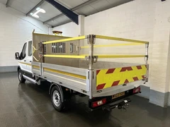 2023 Ford Transit Double Cab Dropside Van — rear three-quarter view