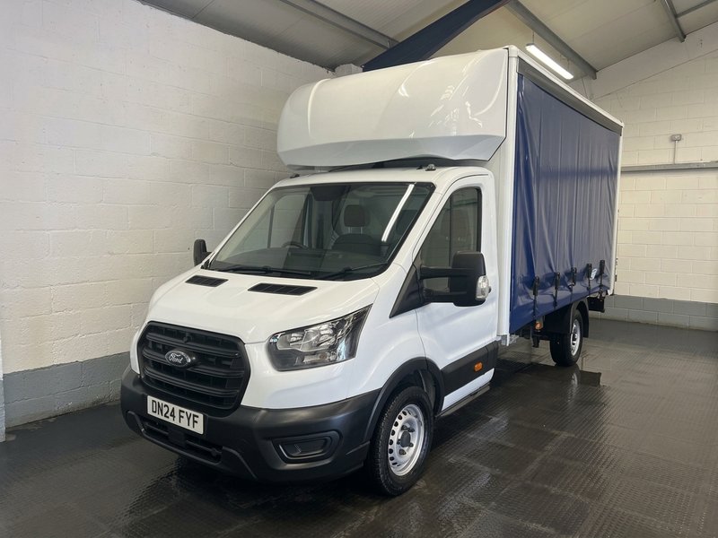 2024 Ford Transit CurtainSider Van — front three-quarter view