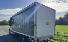 2023 Mercedes-Benz Sprinter CurtainSider Van — rear three-quarter view