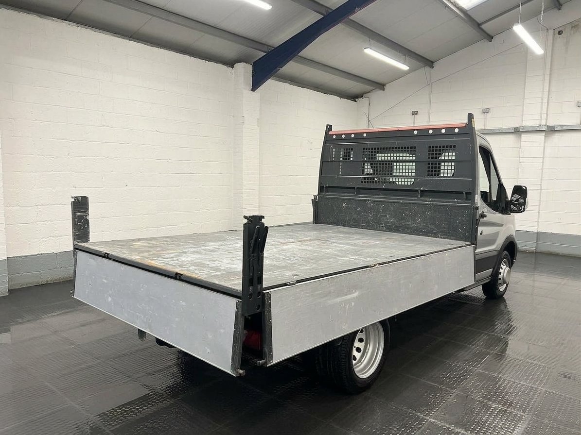 2023 Ford Transit Tipper Van — rear three-quarter view
