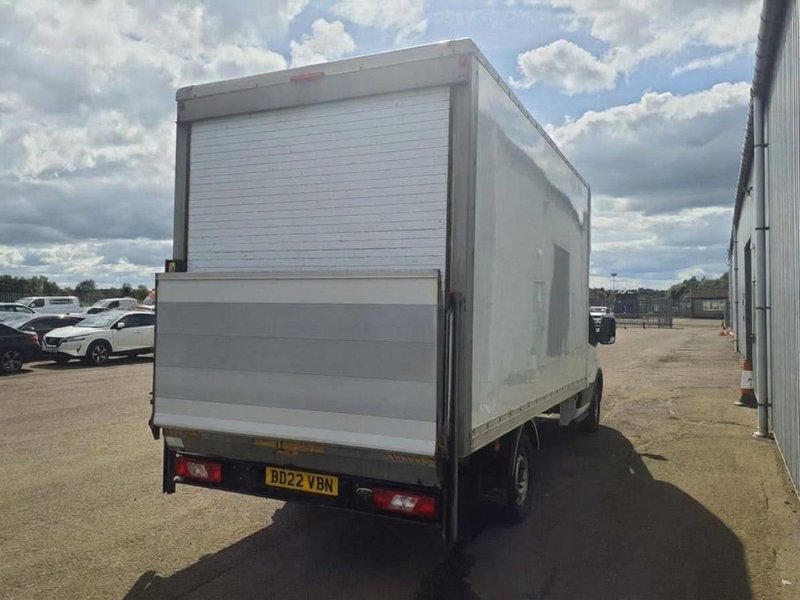 2022 Ford Transit Luton Box Van — rear three-quarter view