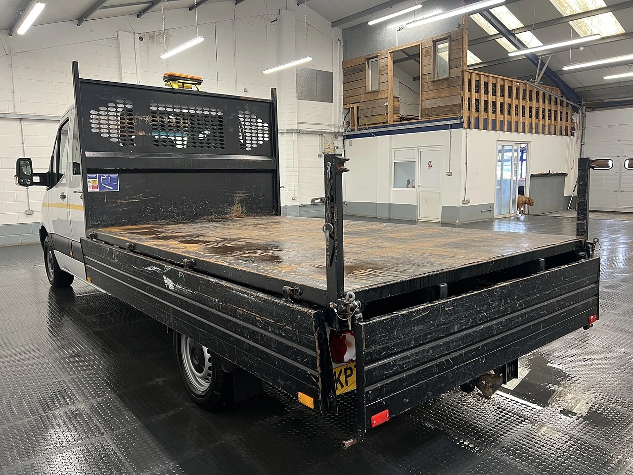 2023 Mercedes-Benz Sprinter Double Cab Tipper Van — rear three-quarter view