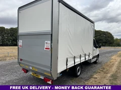 2022 Mercedes-Benz Sprinter CurtainSider Van — rear three-quarter view