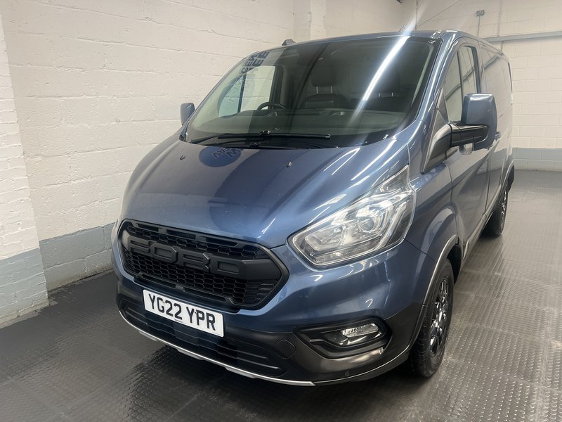 2022 Ford Transit Custom Panel Van — front three-quarter view