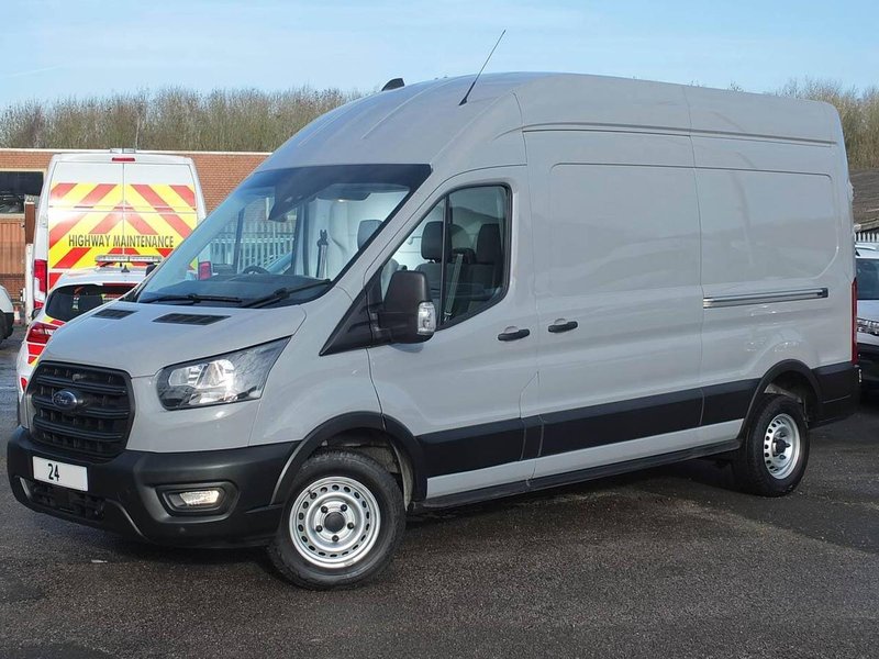 2024 Ford Transit High Roof Panel Van — front three-quarter view