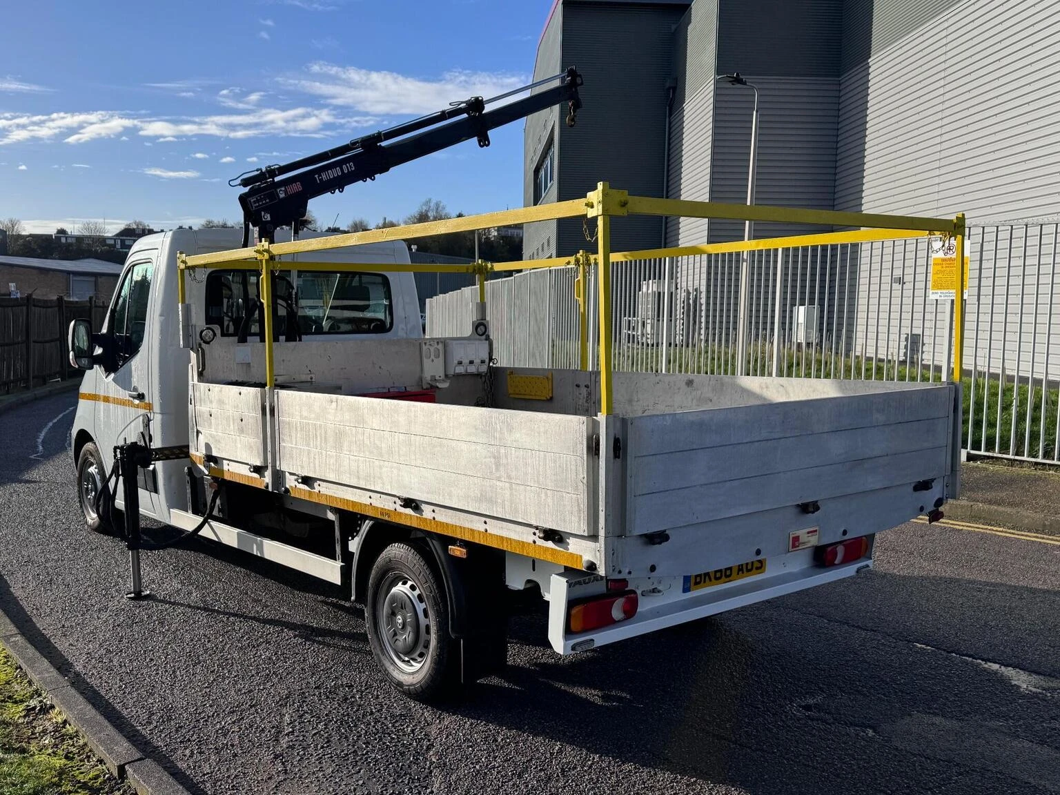 2018 Vauxhall Movano Dropside Van — rear three-quarter view