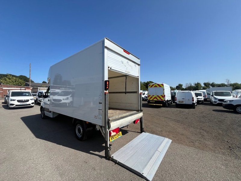2023 Mercedes-Benz Sprinter Luton Box Van — rear three-quarter view