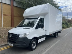 2023 Mercedes-Benz Sprinter Luton Box Van — front three-quarter view