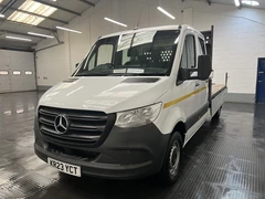 2023 Mercedes-Benz Sprinter Double Cab Tipper Van — front three-quarter view