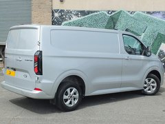 2024 Ford Transit Custom Panel Van — rear three-quarter view