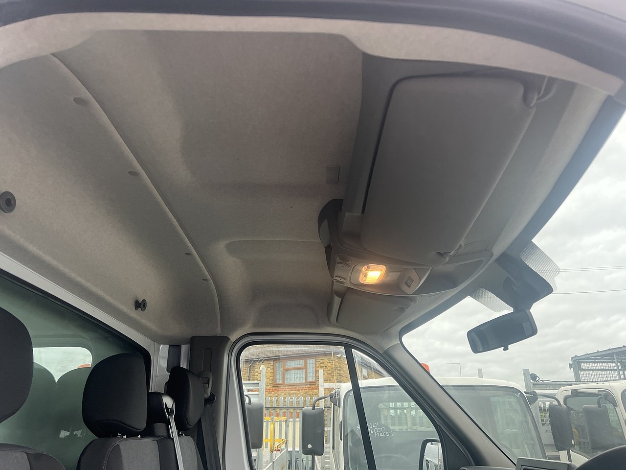 2025 Renault Master Luton Box Van — cab interior