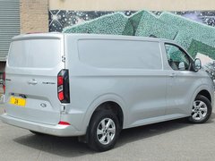 2024 Ford Transit Custom Panel Van — rear three-quarter view