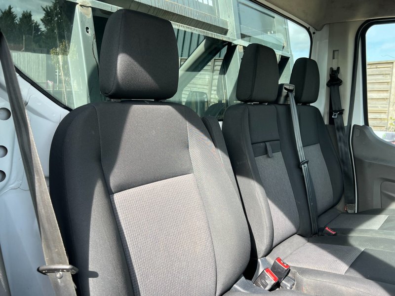 2021 Ford Transit Tipper Van — cab interior
