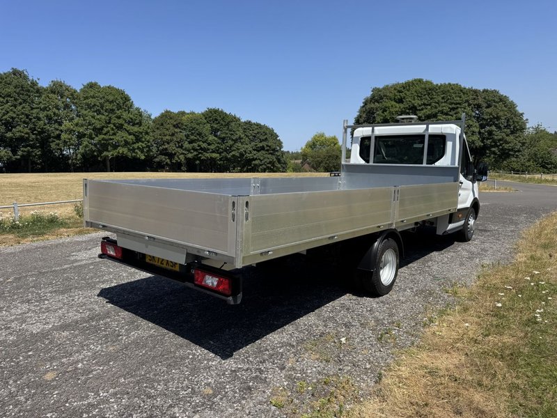 2022 Ford Transit Dropside Van — rear three-quarter view