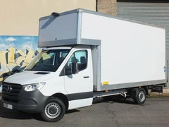 2023 Mercedes-Benz Sprinter Luton Box Van — front three-quarter view